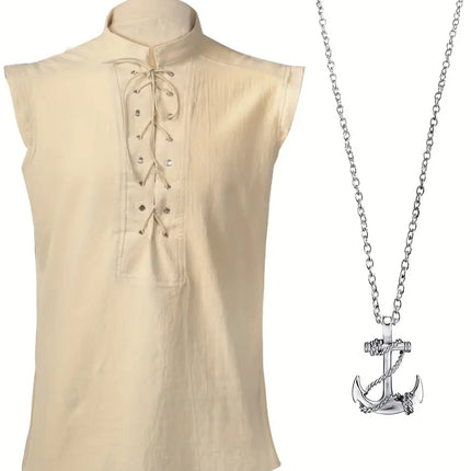 Men's Sleeveless Shirt #25061240 - | Beige / S