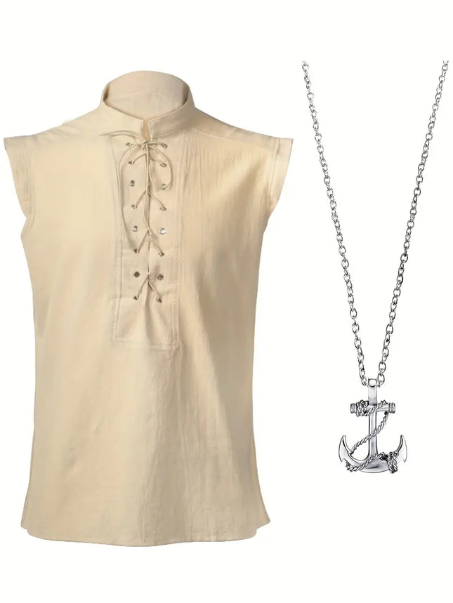 Men's Sleeveless Shirt #25061240 - | Beige / S