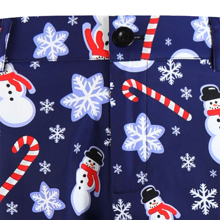 Men's Christmas Print Pants #XK656 - Pants | Multicolour / M