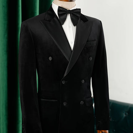 Men's Elegant Velvet Blazer #25061774 - Blazers | Wine / S