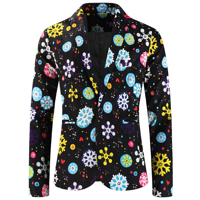 Men's Christmas Three Piece Suit #3TZMK653 - Suits | Multicolour / M
