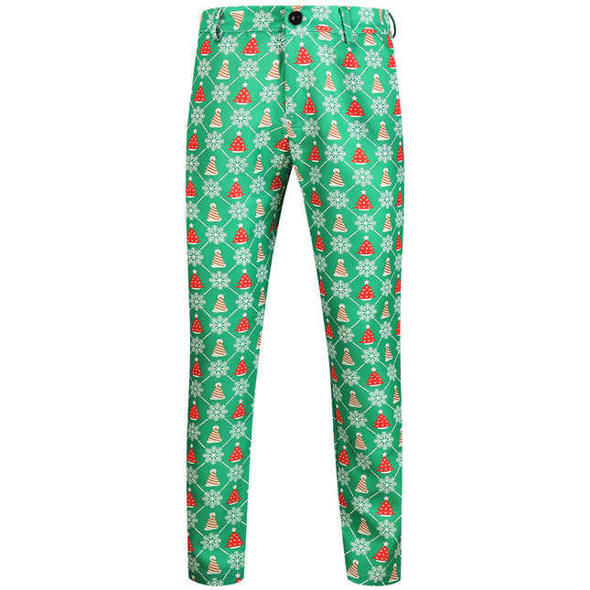 Men's Christmas Printed Pants #XK623 - Pants | Multicolour / M
