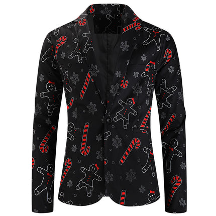 Men's Christmas Printed Suit #2TZ661 - Suits | Multicolour / M