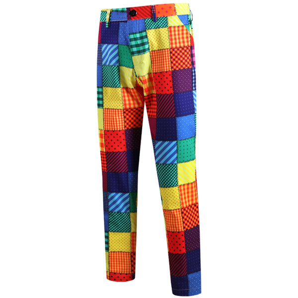 Regenbogen-Mehrfarbige Freizeithose