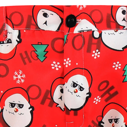 Men's Christmas Print Pants #XK621 - Pants | Red / M