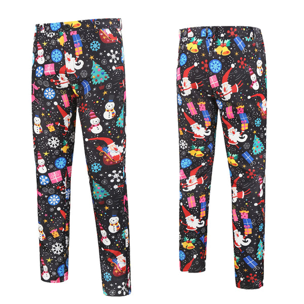 Men's Christmas Colorfui Printed Pants #XK27