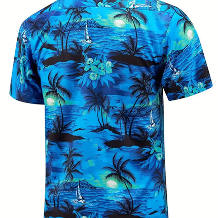 Men's Summer Print Shirt #25060913 - | Color1 / XS