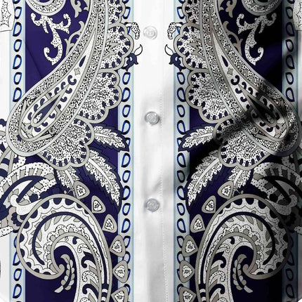 Men's Paisley Print Shirt #25626019 - | Multicolour / M