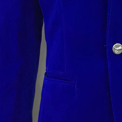 Men's Velvet Blazer #25627022 - Blazers | Blue / M