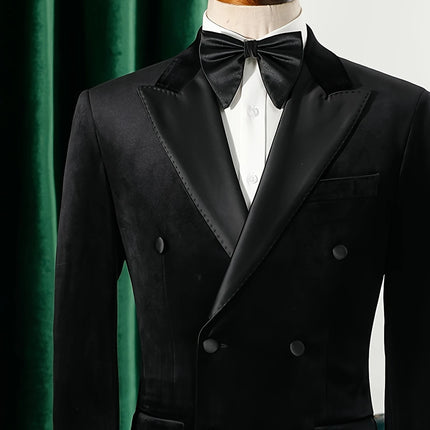 Men's Elegant Velvet Blazer #25061774 - Blazers | Wine / S
