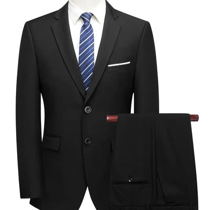 Men's 3-Piece Two-Button Suit #25729046 - Suits | Light Gray / 2XS