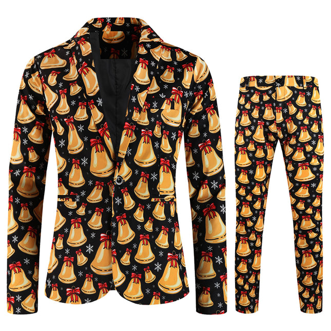 Men's Christmas Bell Suit #2TZ650 - Suits | Multicolour / M