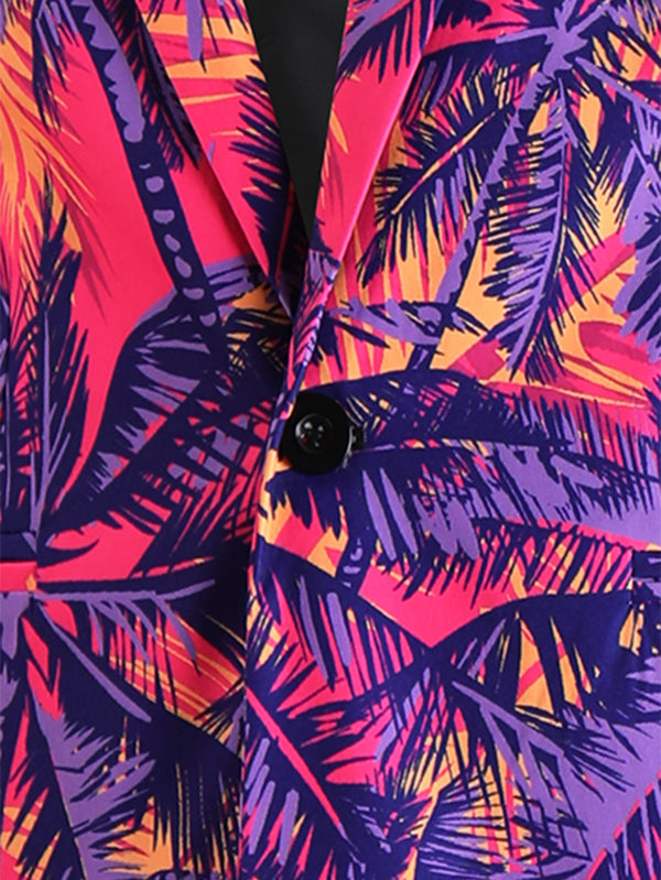 Men's Print Suit #2TZ2507