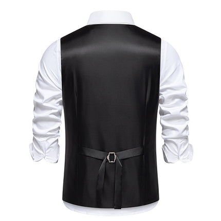 Men's Faux Two-Piece Vest #25062393 - | Light Grey / S