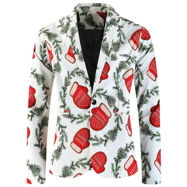 Men's Christmas Three Piece Suit #3TZMK651 - Suits | Multicolour / M