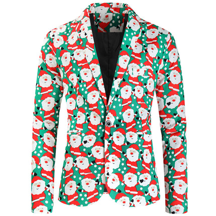 Men's Christmas Printed Suit #2TZ632 - Suits | Multicolour / M