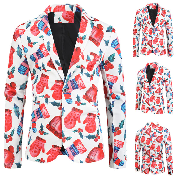 Men's Stylish Printed Blazer #X30