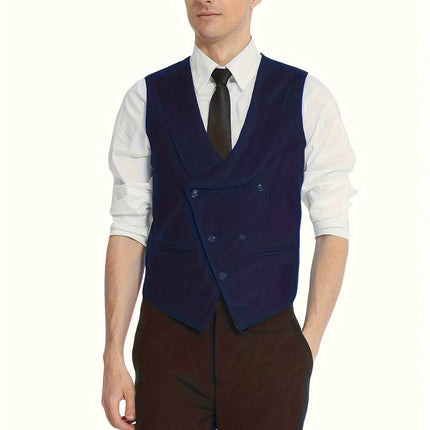 Men's Formal 3 Piece Suit #25060604 - Suits | Black / XS