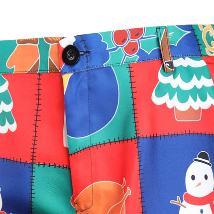 Men's Colorful Christmas Pants #XK33 - Pants | Multicolour / M