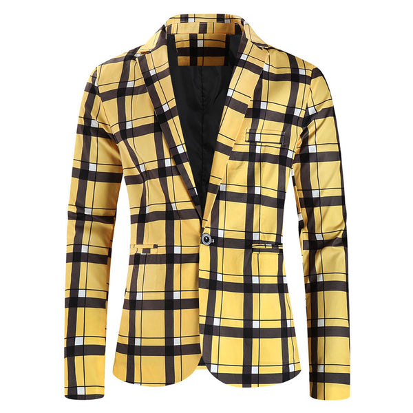 Men’s Checkered Suit #2TZ6020