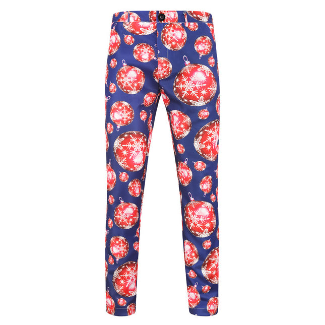 Men's Christmas Stylish Printed Pants #XK29 - Pants | Multicolour / M