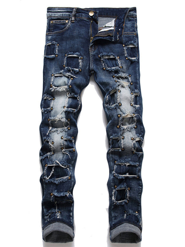 Men's Ripped Jeans #25062499 - Pants | Blue / 30