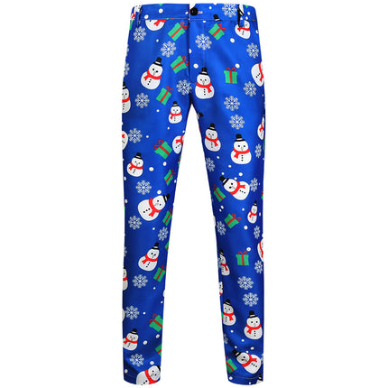 Men's Christmas Printed Pants #XK625 - Pants | Multicolour / M