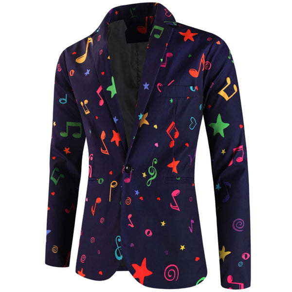 Men's Printed Suit #2TZ-XX1131
