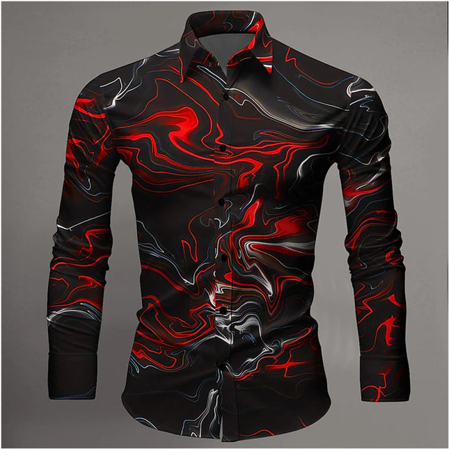 Men's Camo Print Shirt #25630029 - | Color1 / L