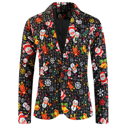 Men's Christmas Printed Suit #2TZ660 - Suits | Multicolour / M