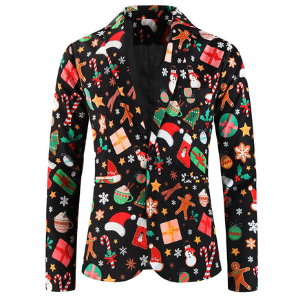 Men's Christmas Three Piece Suit #3TZMK655 - Suits | Multicolour / M