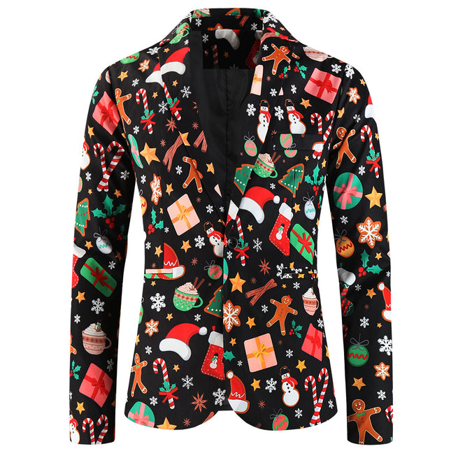 Men's Christmas Three Piece Suit #3TZMK655 - Suits | Multicolour / M
