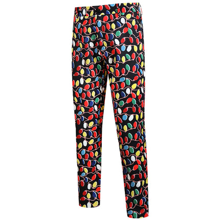 Men's Colorful Printed Vest Suit #2TZMK635 - Suits | Multicolour / M