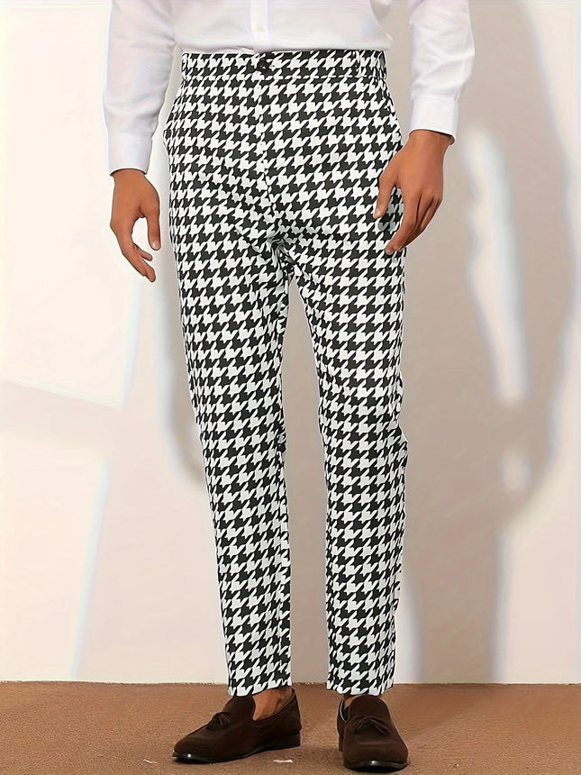 Men's Houndstooth Pants #25062389 - Pants | Multicolour / S