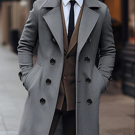 Men's Tweed Coat #25061242 - | Dark Gray / S