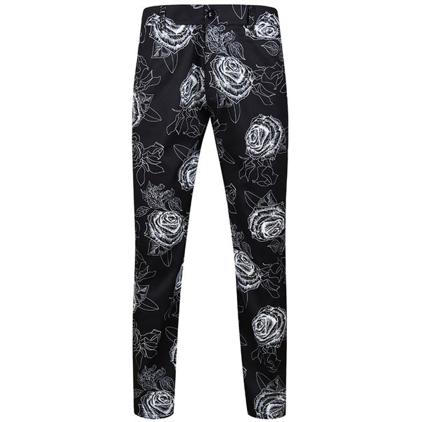 Men's Rose Printed Suit #2TZ-XX174