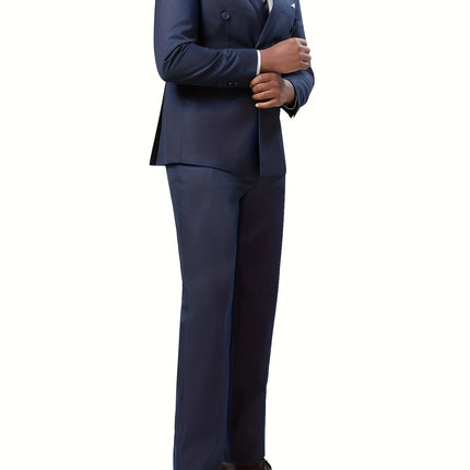 Men's Formal 2pcs Suit #25062390 - Suits | Blue / XS