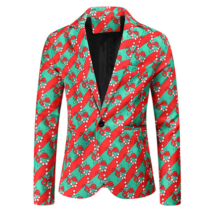 Men's Colorful Printed Suit #2TZ45 - Suits | Multicolour / M