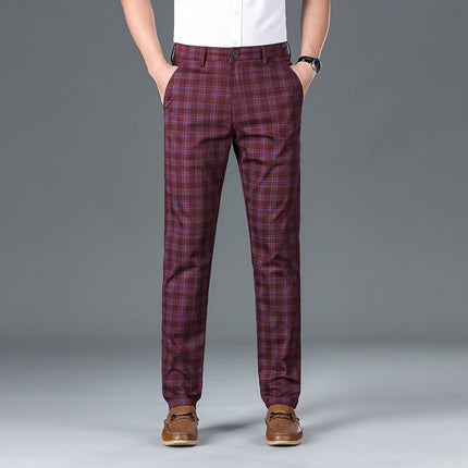 Men's Classic Plaid Pants #25627027 - Pants | Khaki / 30