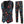 Men's Black Casual Vest Suit
