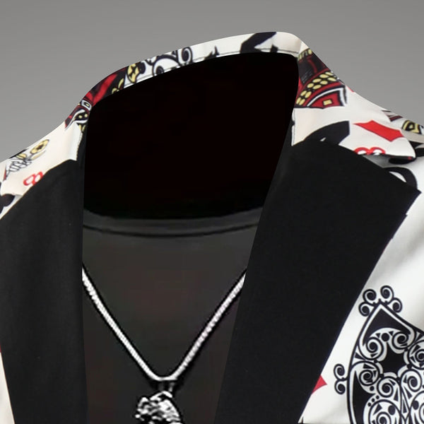 Men High Quality Print Blazers