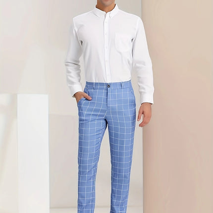 Men's Classic Plaid Pants #25061772 - Pants | Yellow / S