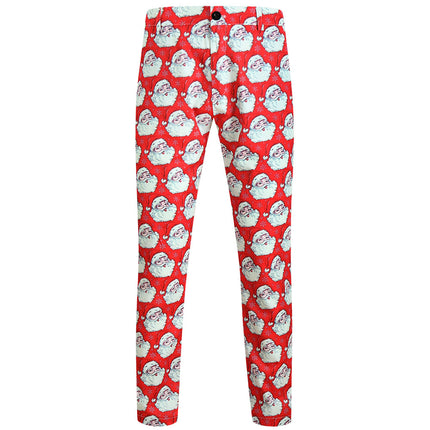 Men's Christmas Printed Suit #2TZ643 - Suits | Red / M