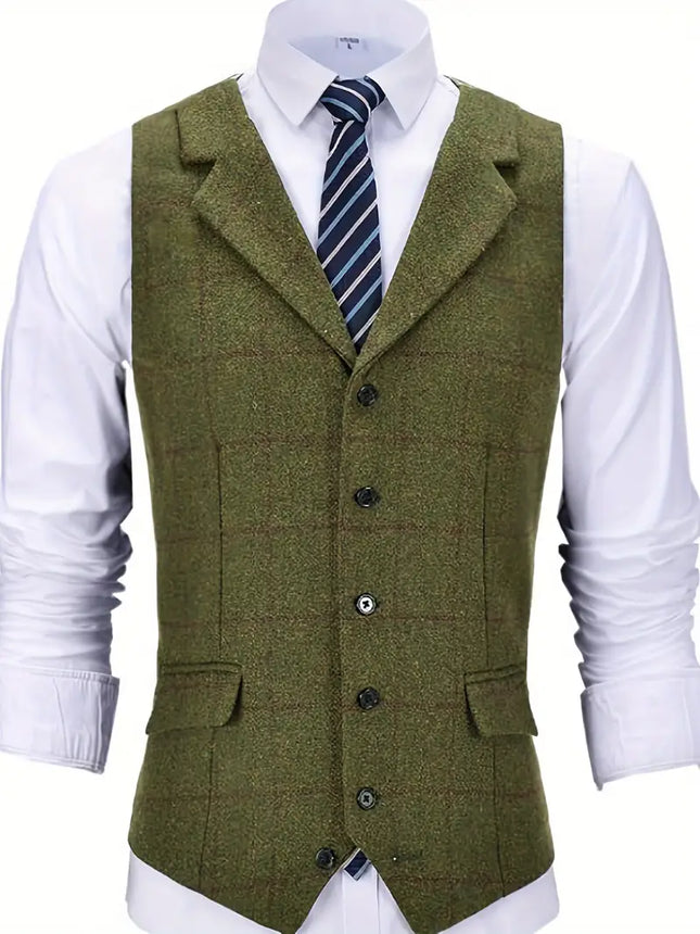 Men's Vintage Blend Vest #25061027 - Vests | Olive Green / XS