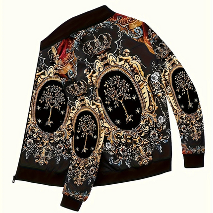 Men's Casual Printed Jacket #25625017 - | Color1 / S