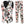 Men's Poker Print Vest Suit