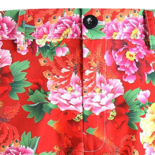 Men's Floral Printed Suit #2TZ901