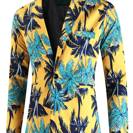 Men's Print Suit #2TZ2506 - Suits | Multicolour / M