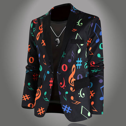 Men High Quality Print Blazers - Blazers | Color1 / M