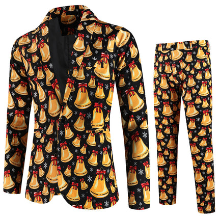 Men's Christmas Bell Suit #2TZ650 - Suits | Multicolour / M